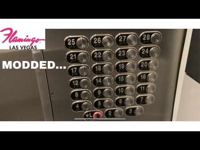 Otis (Schindler mod) Traction Main Elevators | Flamingo Hotel & Casino | Las Vegas, NV