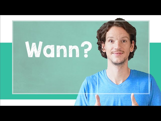 When-Questions in German - wann, seit wann, bis wann - A2 [mit Niko]