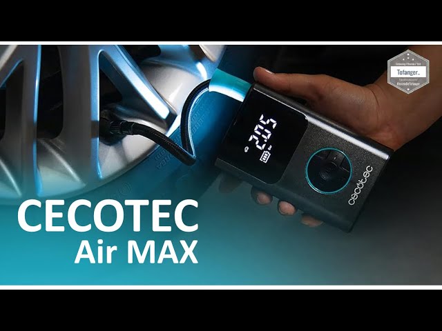 CECOTEC Air Max elektrische Luftpumpe für Autos, Motorräder, Fahrräder, Roller, Ballons – Auspacken