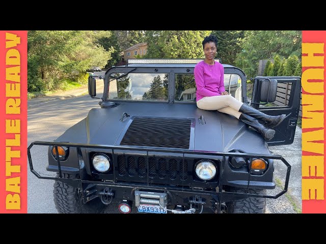 FINALLY I Drove a HUMVEE in Seattle | M998 HMMWV | Battle Ready | Grenada | One One Cocoa |
