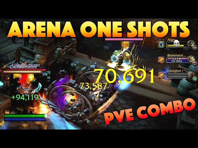 One Shot Combo in ARENA [Ft. Insane PVE Skills]