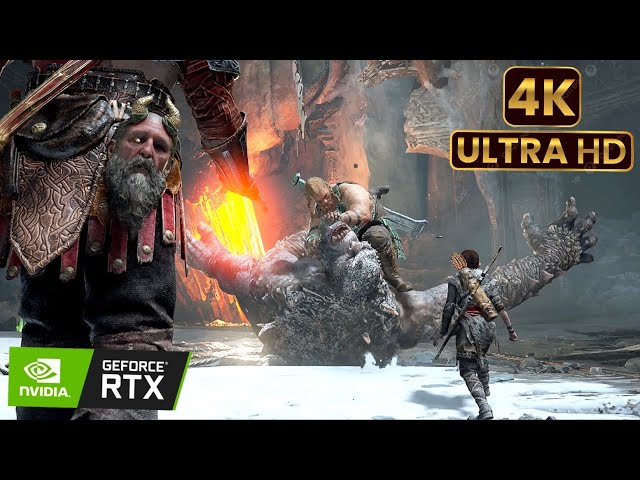 Kratos killed Thor's son but Modi ran off God of War Ultra HD Gameplay
