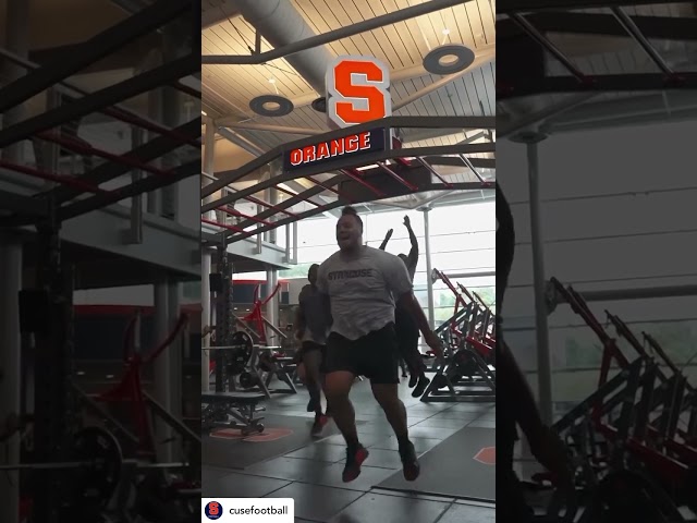Syracuse Football with the brand new Pendulum Weight Room! More content coming soon on this project