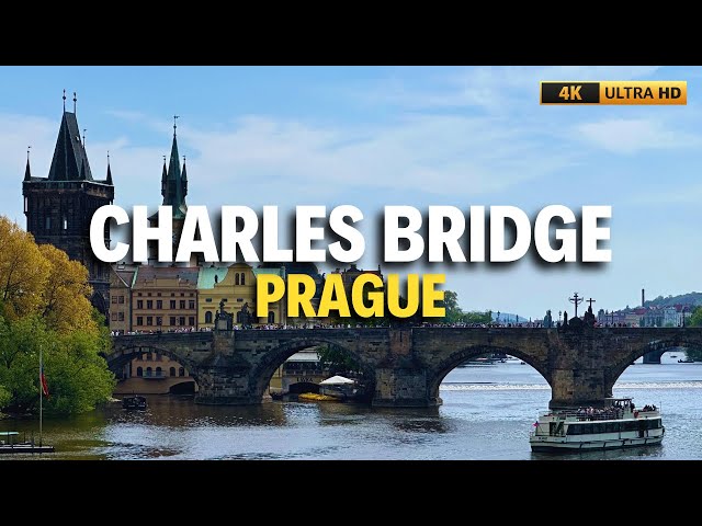 Charles Bridge walking tour | walk with me Prague in Czech Republic