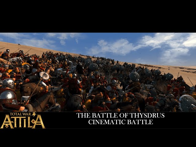 Total War: Attila | The Battle of Thysdrus - Roman Expedition vs Vandalic Kingdom | Cinematic Battle