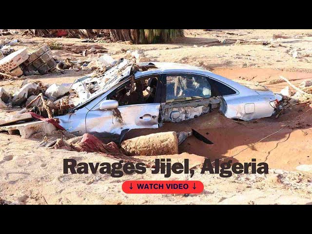 Torrential Chaos: Rare Deluge Ravages Jijel, Algeria After 40-Year Dry Spell