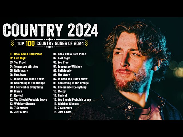 Country Music 2024 Collection - Bailey Zimmerman, Morgan Wallen, Chris Stapleton, Brett Young
