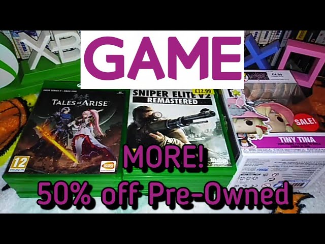 GAME 50% off Pre-owned (more) Haul and some Forbidden Planet