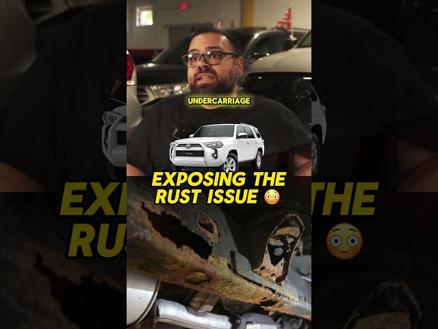 The RUST issue! 😳⁠ #trdoffroad #4runner #toyota #x #offroad #overland #runnernation #trd #tacoma