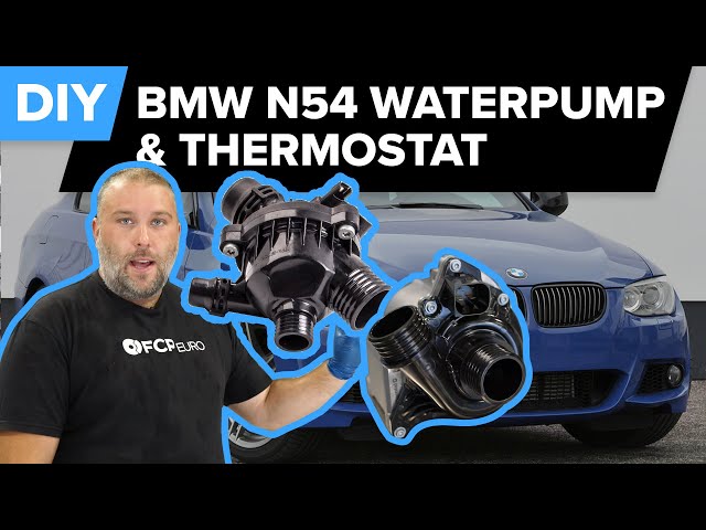 BMW N54 Water Pump and Thermostat - DIY, Symptoms, Tips, and Self Bleeding Procedure