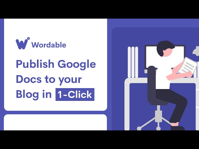 Publish Google Docs to your blog in 1-click