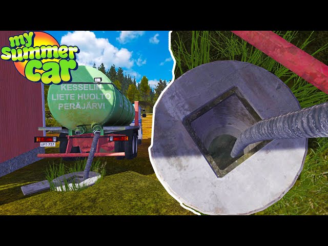 PUMPING OUT A SEPTIC TANK FOR CASH - My Summer Car Story [S3] #165 | Radex