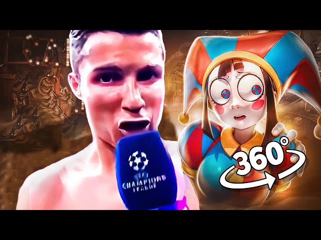 Siuuuu Cristiano Ronaldo Sings The Amazing Digital Circus Theme | 360º VR