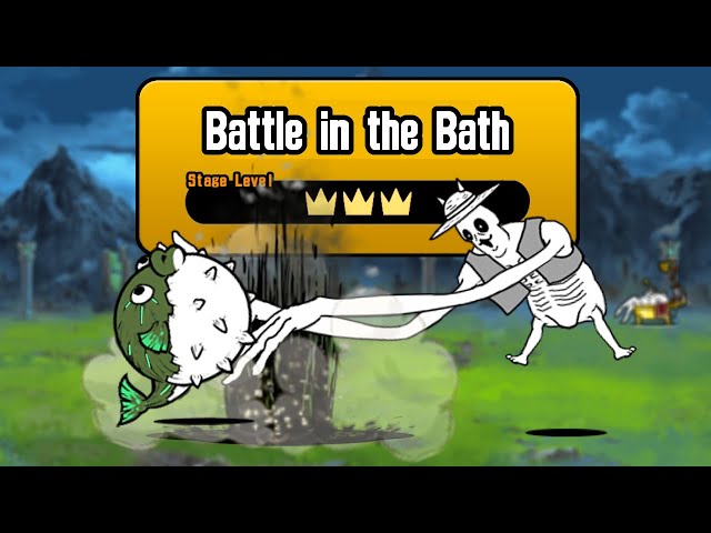 [Star 3] The Battle Cats  - UL17: Battle in the Bath!