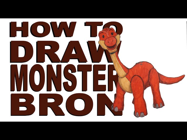 How to draw Monster Bron (Poppy Playtime)