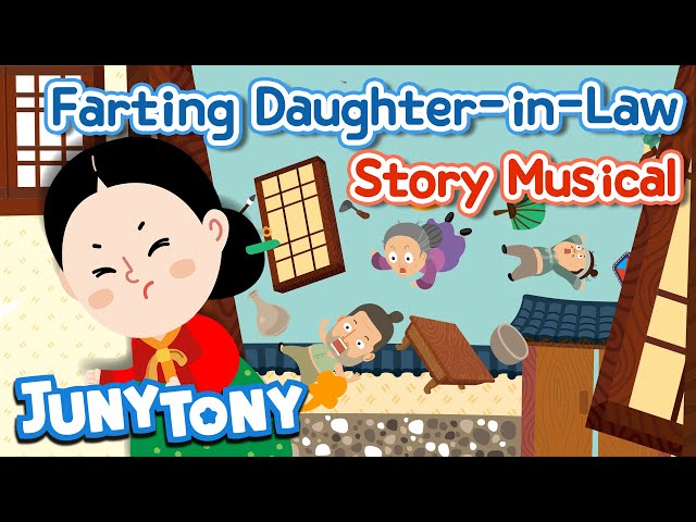 Farting Daughter-in-Law | Korean Fairy Tale | Story Musical for Kids | Kindergarten Story | JunyTony