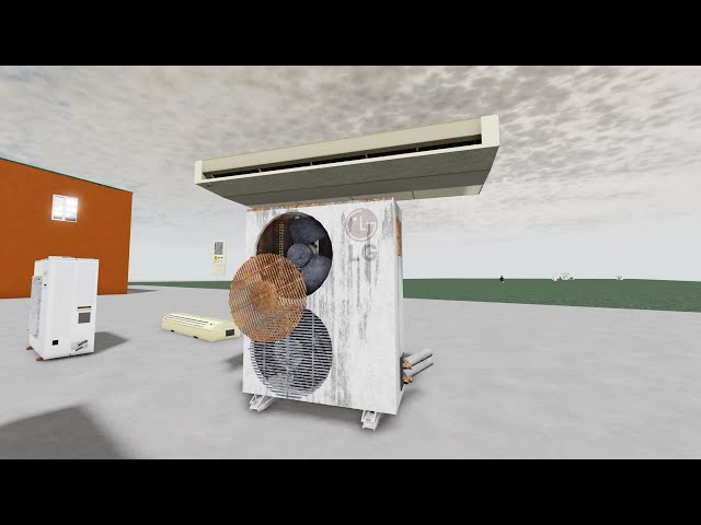 Broken AC and Funny Air Conditioner RTX on | Roblox