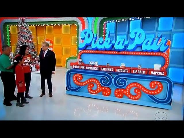 The Price is Right - Pick A Pair - 12/24/2019