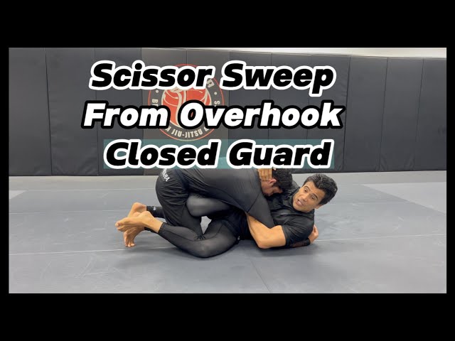 Scissor Sweep From Overhook Closed Guard | Cobrinha Online