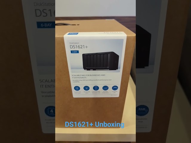 Synology DS1621+ NAS Unboxing #synology #nas #unboxing