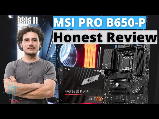 BEST BUDGET B650 MOTHERBOARD! MSI PRO B650-P REVIEW!