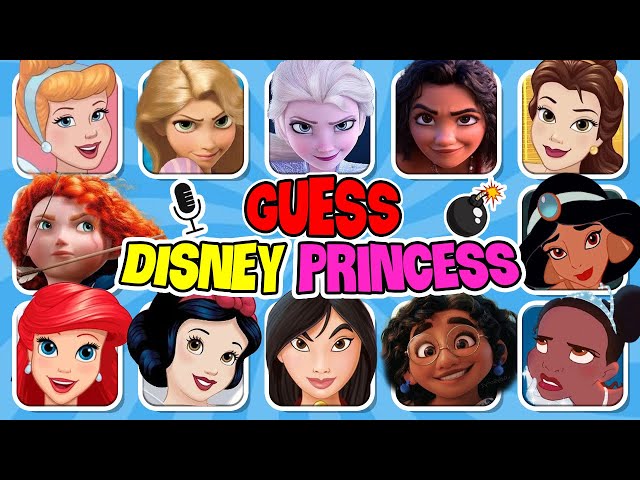Guess 60 DISNEY PRINCESS By DISNEY SONGS | Guess WHO'S SINGING? Disney Princess Songs Quiz | NT Quiz