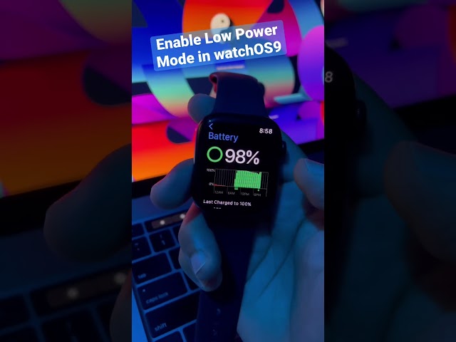 Enable Low Power Mode in watchOS 9 | Apple Watch Series 7 | Update #applewatch #watchos9  #apple