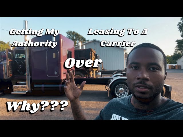 WHY I DECIDED TO GET MY AUTHORITY OVER LEASING TO A CARRIER. TOTAL COST TO START AUTHORITY$$$$