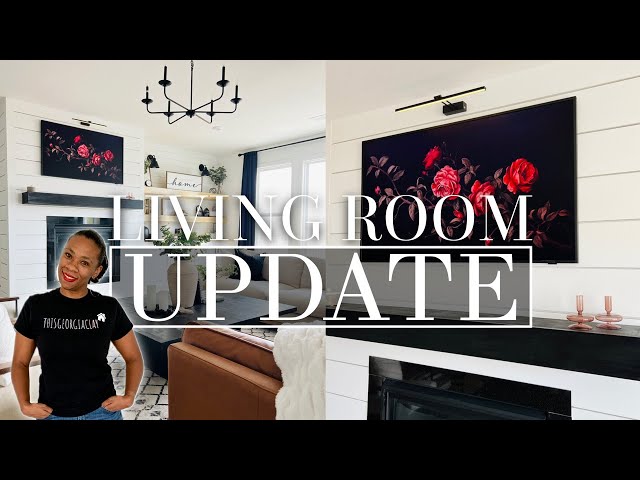 2024 Living Room Refresh | We bought a Samsung Frame TV! | House to Home Update