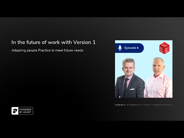 In the future of work with Version 1