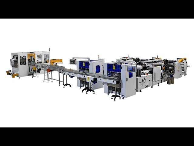 Automatic transferring 230 mm napkin tissue making machine production line
