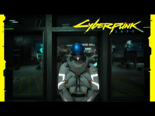 Cyberpunk 2077 - V Caught by Orbital Air Security |Secret Scene|