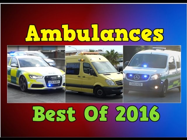 Ambulances Responding - BEST OF 2016 -