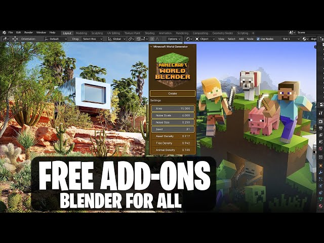 Blender Free Addons You Probably Missed 2024!