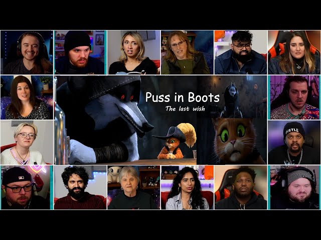 Puss meets DEATH | Puss in boots : The last wish | Reaction Mashup | #pussinboots