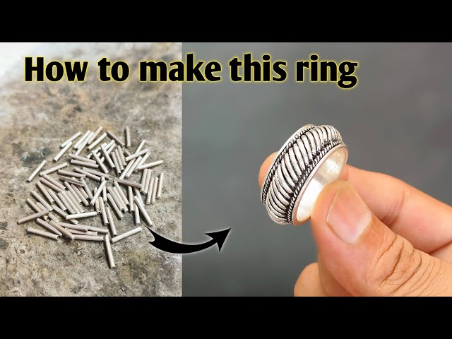 Silver ring for thumb\how it's made\jewelry making\silver ring\gold smith luke