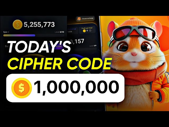 Hamster Kombat Daily Cipher Code 1 Million Coins 23 June 2024 | today Cipher code