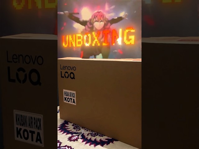 LENOVO LOQ LAPTOP - UMBOXING  🥹❤️ #lenovo #lenovoloq #laptop #unboxing