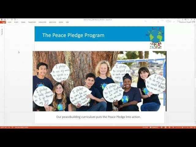 It's Never Too Early! Engaging Upper Elementary Students in Conversations and Action for Peace