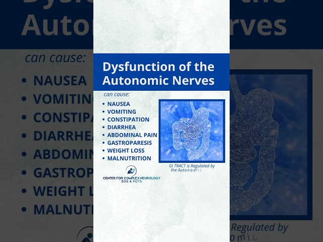 Dysfunction of the Autonomic Nerves - #shorts