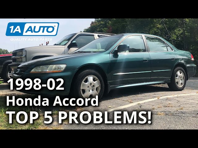 Top 5 Problems Honda Accord Sedan 6th Generation 1998-2002