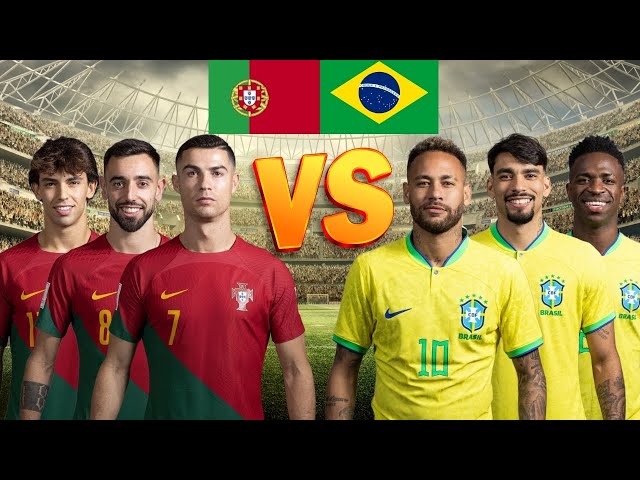 🔥 2024 Portugal vs 2024 Brazil🔥 Footballer Comparisons (Ronaldo vs Neymar)