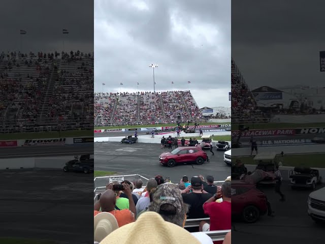 Brittany Force vs Josh Hart Top Fuel Round 2 Eliminations US Nationals 9-5-2022 Fan Perspective/View