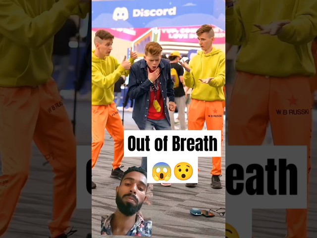 out of Breath 😱😯 #prank #dance #merrelltwins #youtubeshorts #ytshortsindia #shortvideo