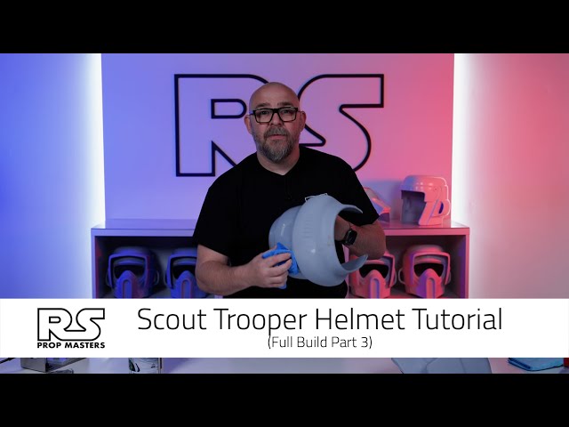 Scout Trooper Helmet Tutorial (Full Build Part 3) RS Prop Masters