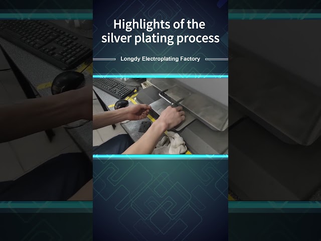 Highlights of the silver plating process！#factory #platingfactory