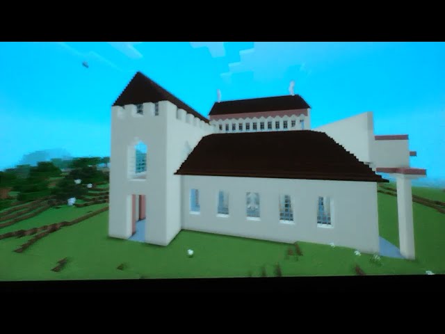 Flug durch die mit Minecraft gebaute Kirche "St. Paul vor den Mauern" - 3D - Schuljahr 2023/24