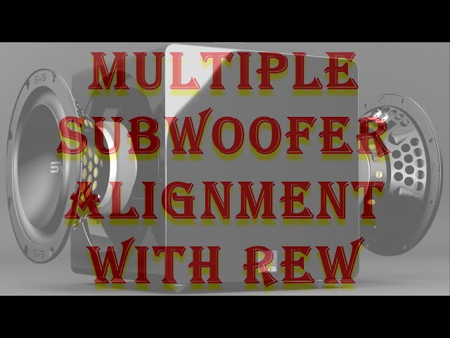 Optimal Subwoofer Alignment with Cross Correlation