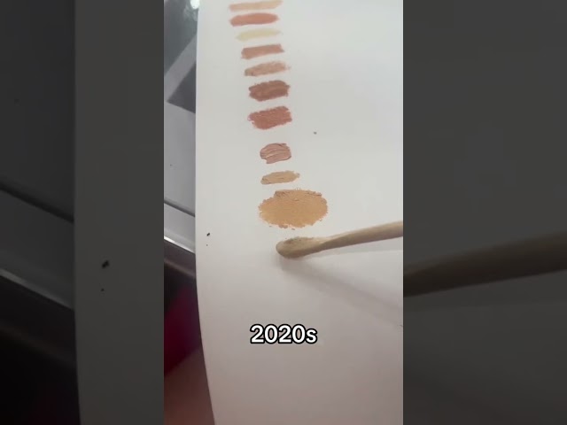 Swatching 100 years of CONCEALER 😲 #shorts