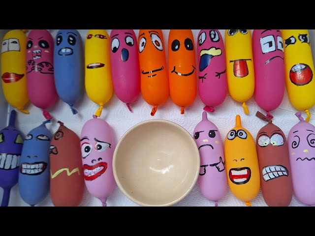 ASMR- Making Slime with Funny Balloons | Satisfying Slime and Ballon video Mixing Things Into Slime